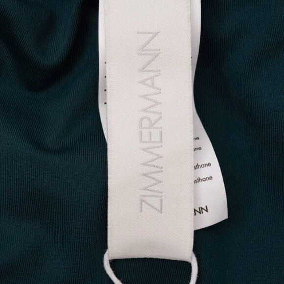 NWT Zimmermann Blue Green One Piece Swimsuit Sz 0-4, XS-S Adjust Straps Quilted - Picture 5 of 6